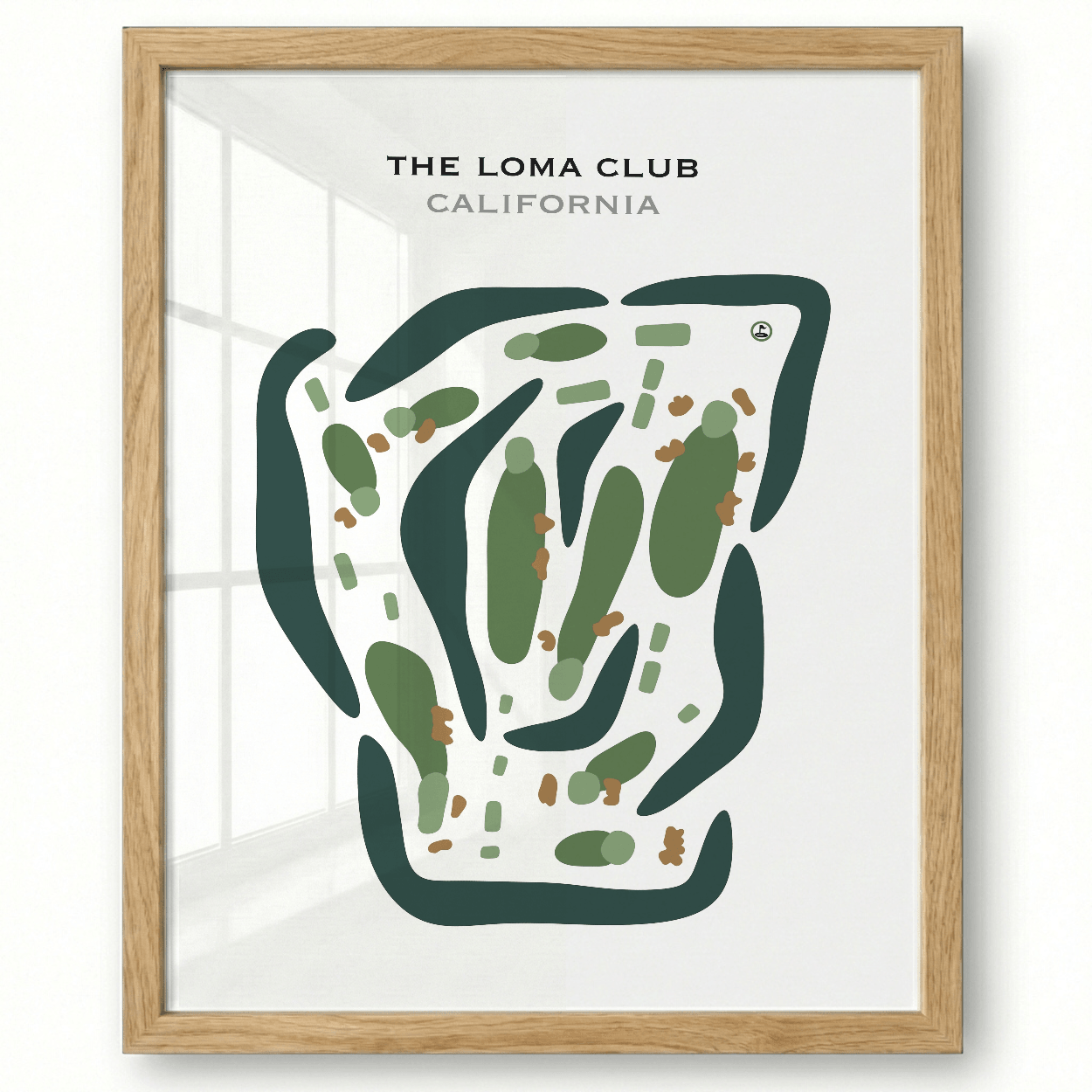 The Loma Club, California - Printed Golf Courses