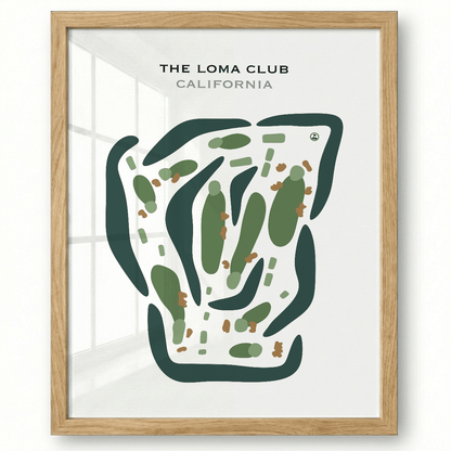 The Loma Club, California - Printed Golf Courses