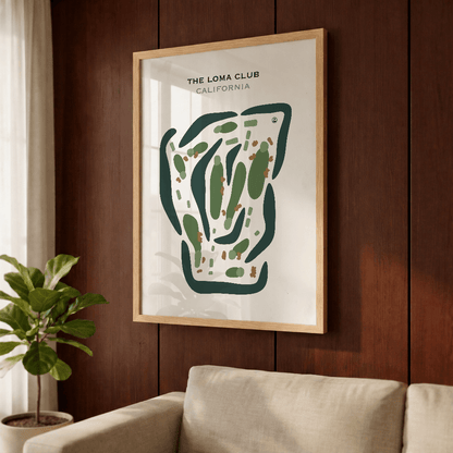 The Loma Club, California - Printed Golf Courses