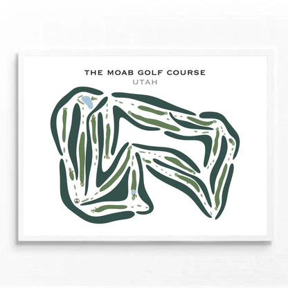 The Moab Golf Course, Moab Utah - Printed Golf Courses