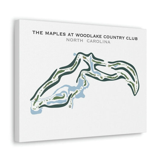 The Maples At Woodlake Country Club, North Carolina - Printed Golf Course