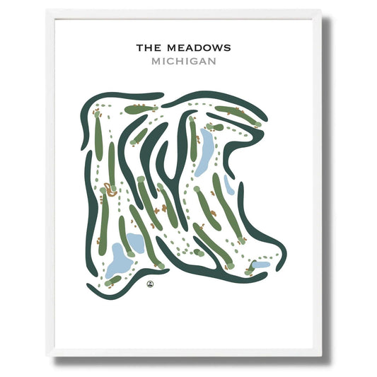 The Meadows, Michigan - Printed Golf Course