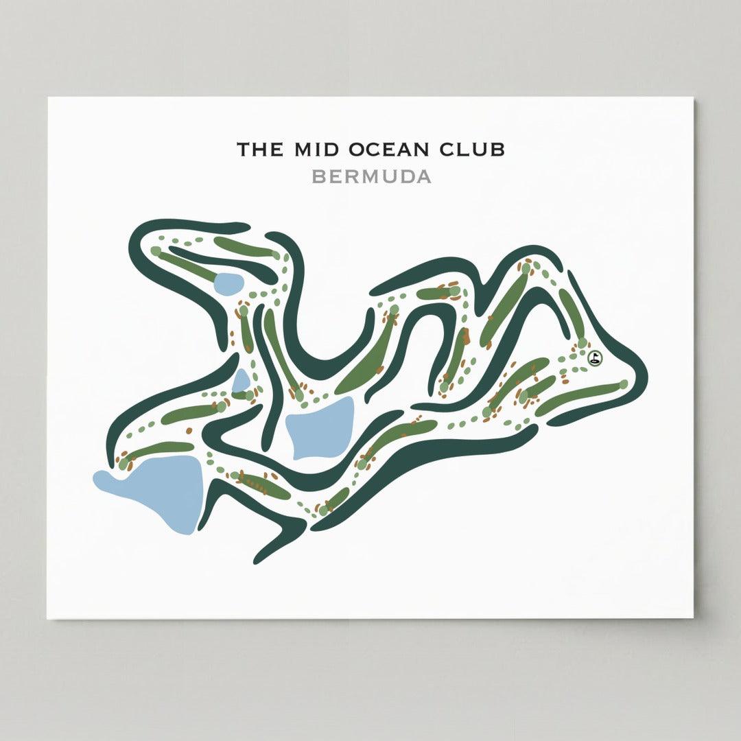 The Mid Ocean Club, Bermuda - Printed Golf Courses