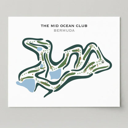 The Mid Ocean Club, Bermuda - Printed Golf Courses
