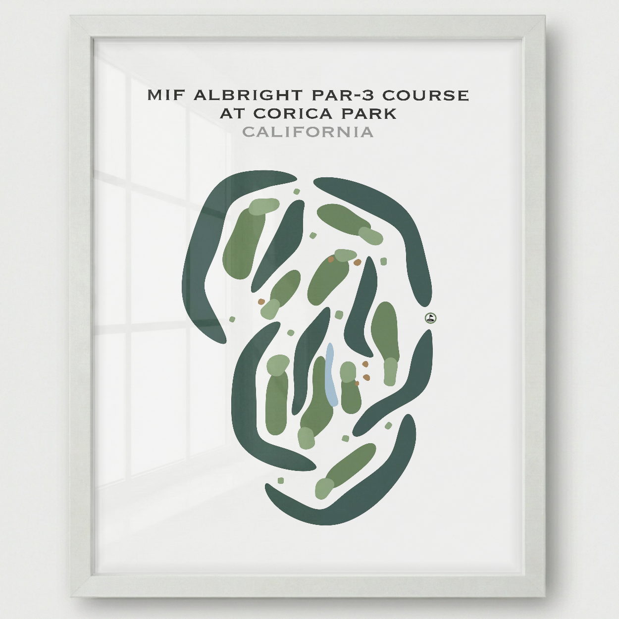 The Mif Albright Par-3 Course at Corica Park, California - Printed Golf Courses