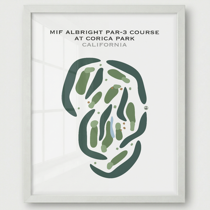 The Mif Albright Par-3 Course at Corica Park, California - Printed Golf Courses