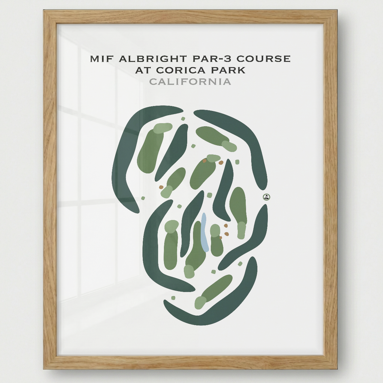 The Mif Albright Par-3 Course at Corica Park, California - Printed Golf Courses