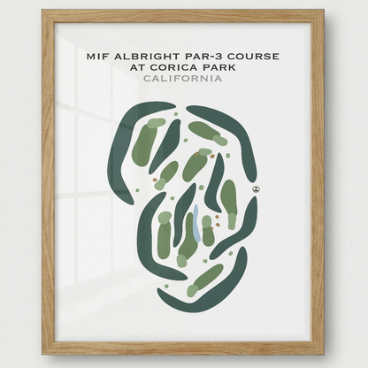 The Mif Albright Par-3 Course at Corica Park, California - Printed Golf Courses