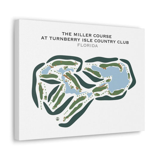 Turnberry Isle Country Club, The Miller Course, Florida - Printed Golf Courses