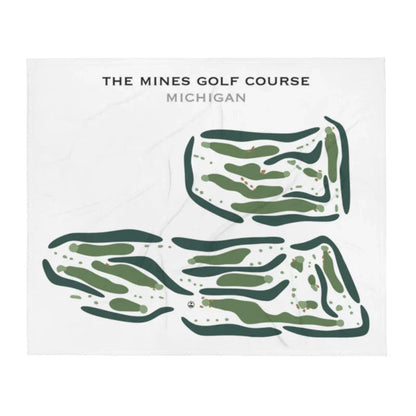 The Mines Golf Course, Michigan - Printed Golf Course