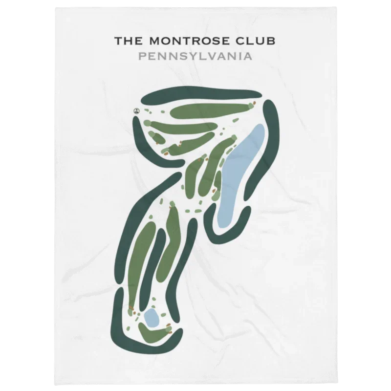 The Montrose Club, Pennsylvania - Printed Golf Courses
