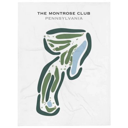 The Montrose Club, Pennsylvania - Printed Golf Courses