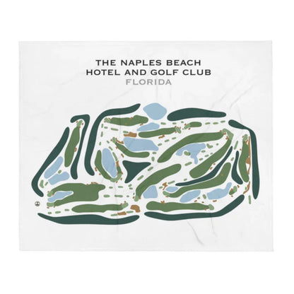 The Naples Beach Hotel and Golf Club, Florida - Printed Golf Course
