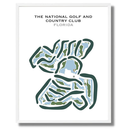 The National Golf and Country Club, Florida - Printed Golf Courses