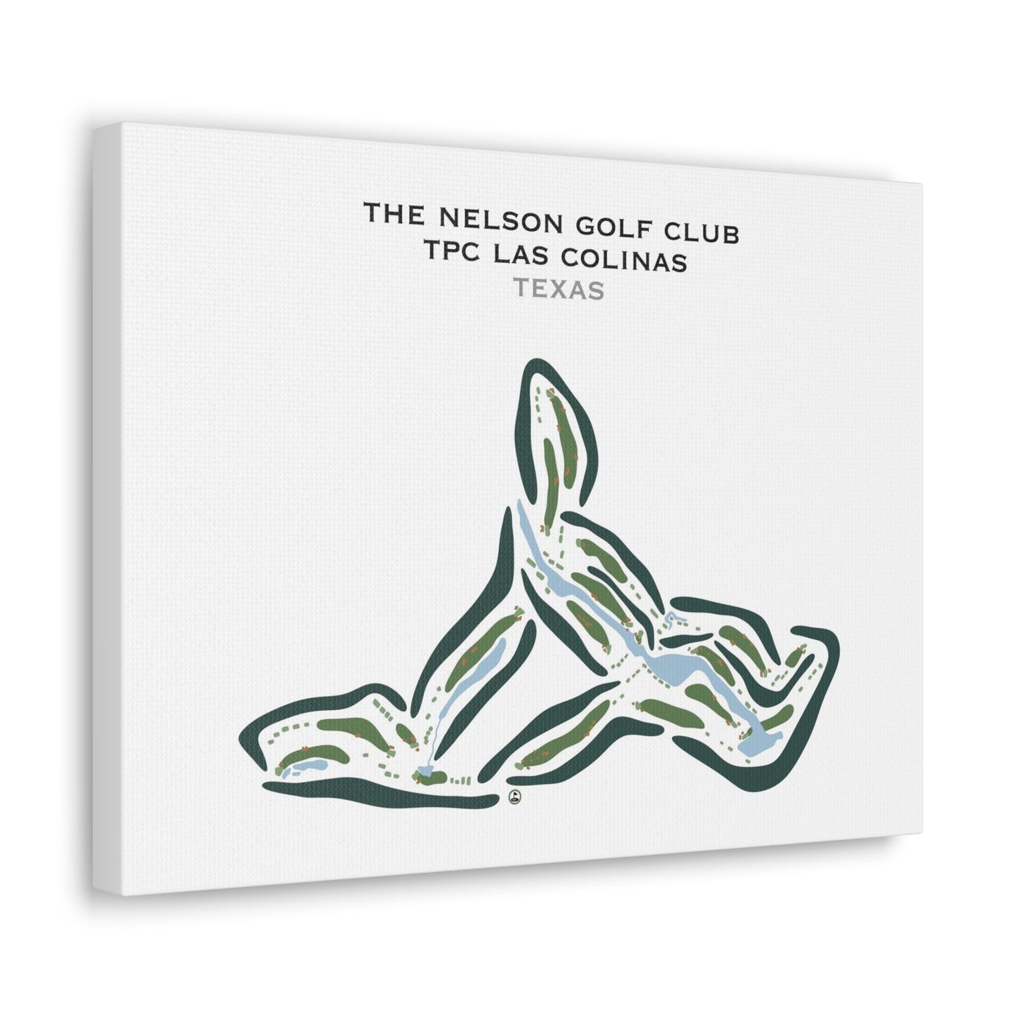 The Nelson Golf Club - TPC Las Colinas, Texas - Printed Golf Courses