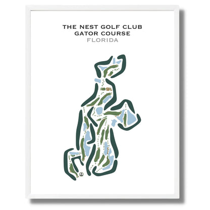 The Nest Golf Club - Gator Course, Florida - Printed Golf Courses