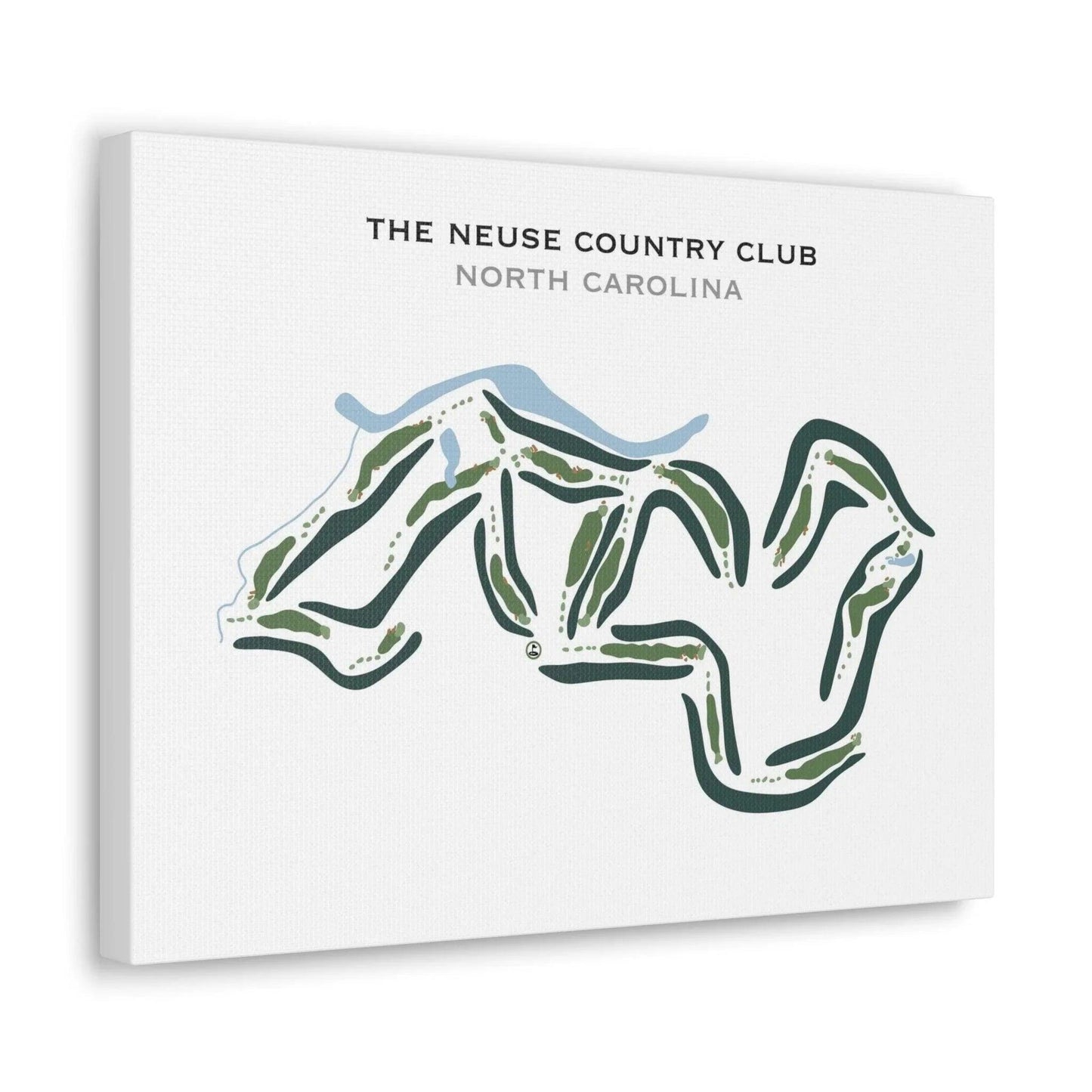 The Neuse Country Club, North Carolina - Printed Golf Course