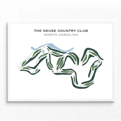 The Neuse Country Club, North Carolina - Printed Golf Course