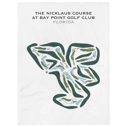 Nicklaus Course at Bay Point Golf Club, Florida - Printed Golf Courses