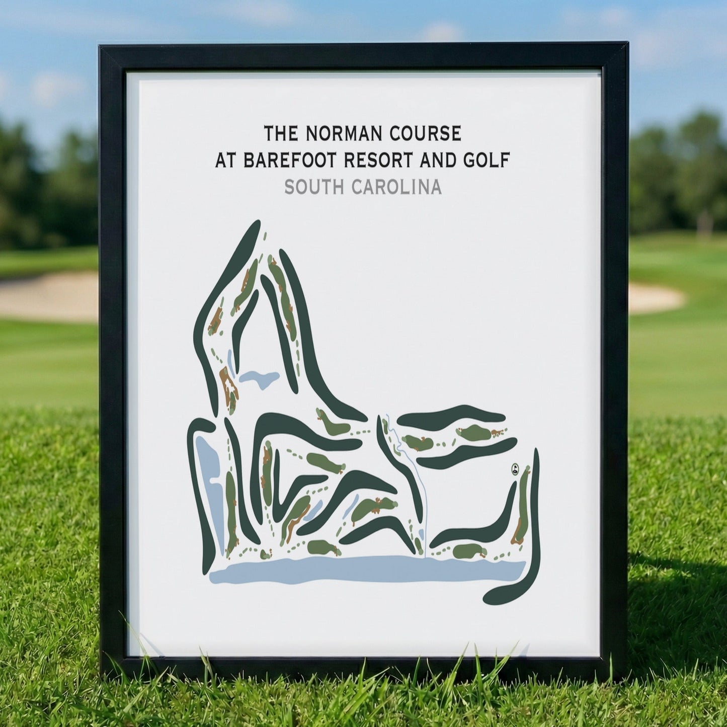 The Norman Course at Barefoot Resort & Golf, South Carolina - Printed Golf Course