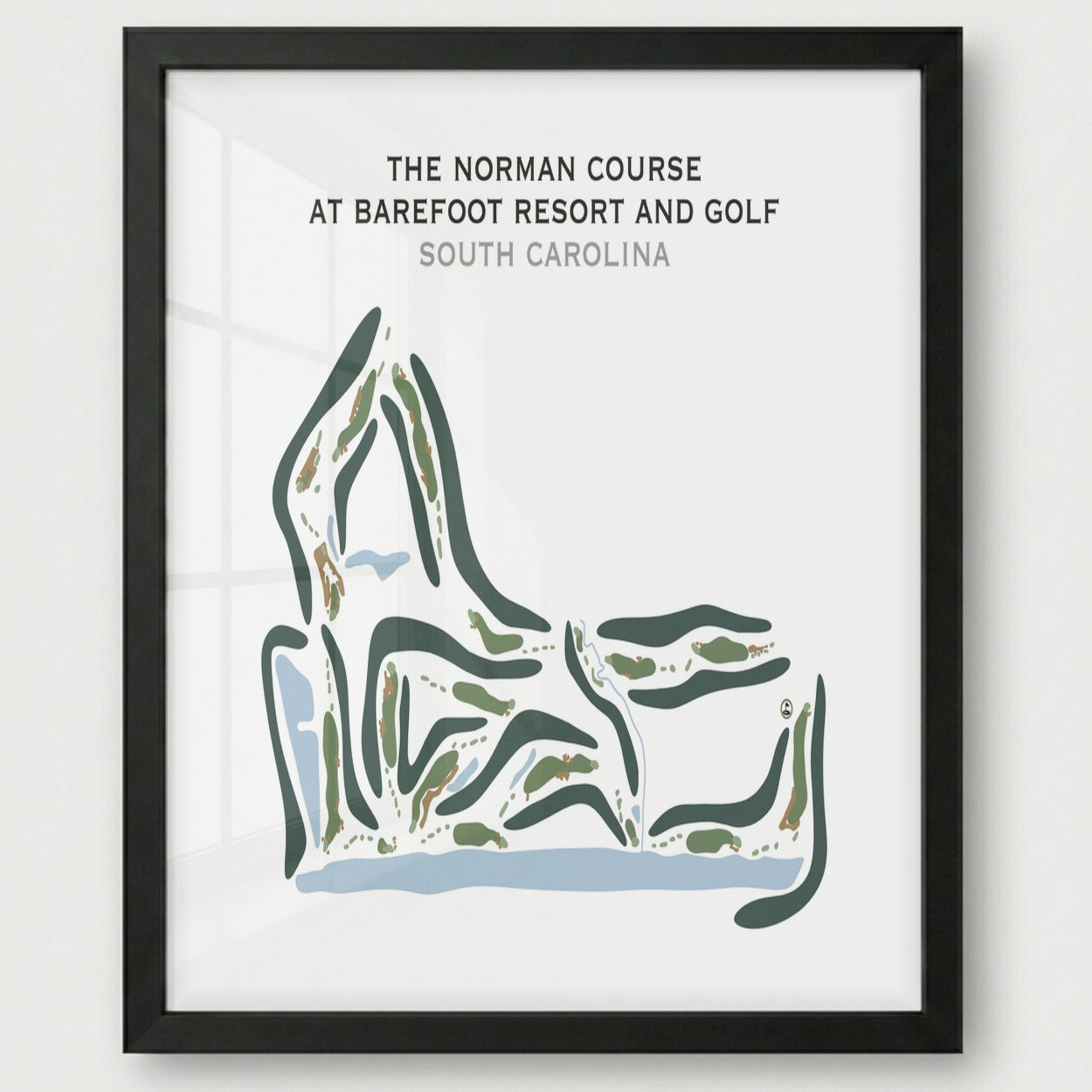 The Norman Course at Barefoot Resort & Golf, South Carolina - Printed Golf Course