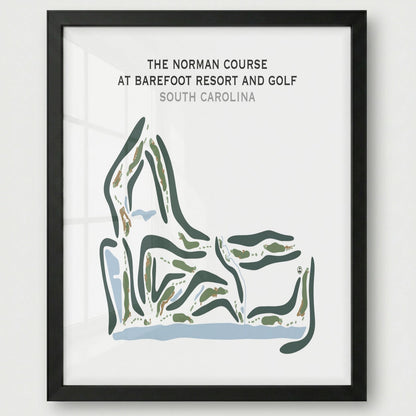 The Norman Course at Barefoot Resort & Golf, South Carolina - Printed Golf Course