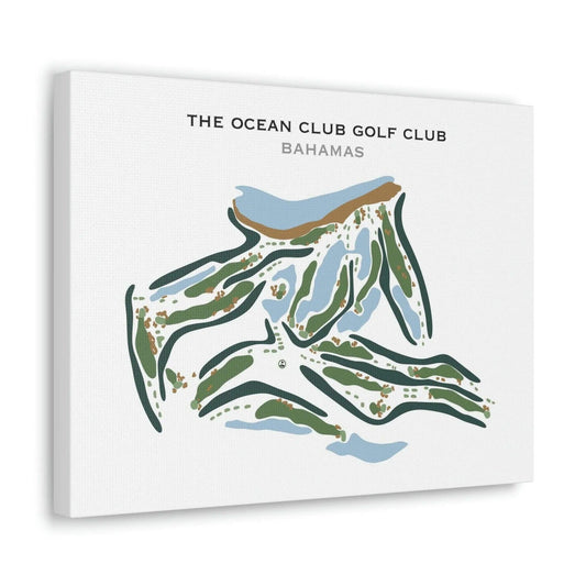 The Ocean Club Golf Club, Bahamas - Printed Golf Courses