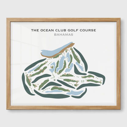 The Ocean Club Golf Course, Bahamas - Printed Golf Courses