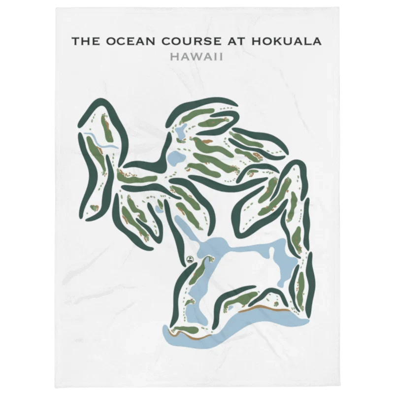 The Ocean Course at Hokuala, Hawaii - Printed Golf Courses