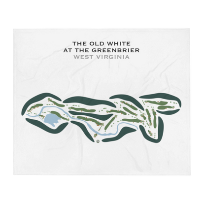 The Old White at The Greenbrier, West Virginia - Printed Golf Courses