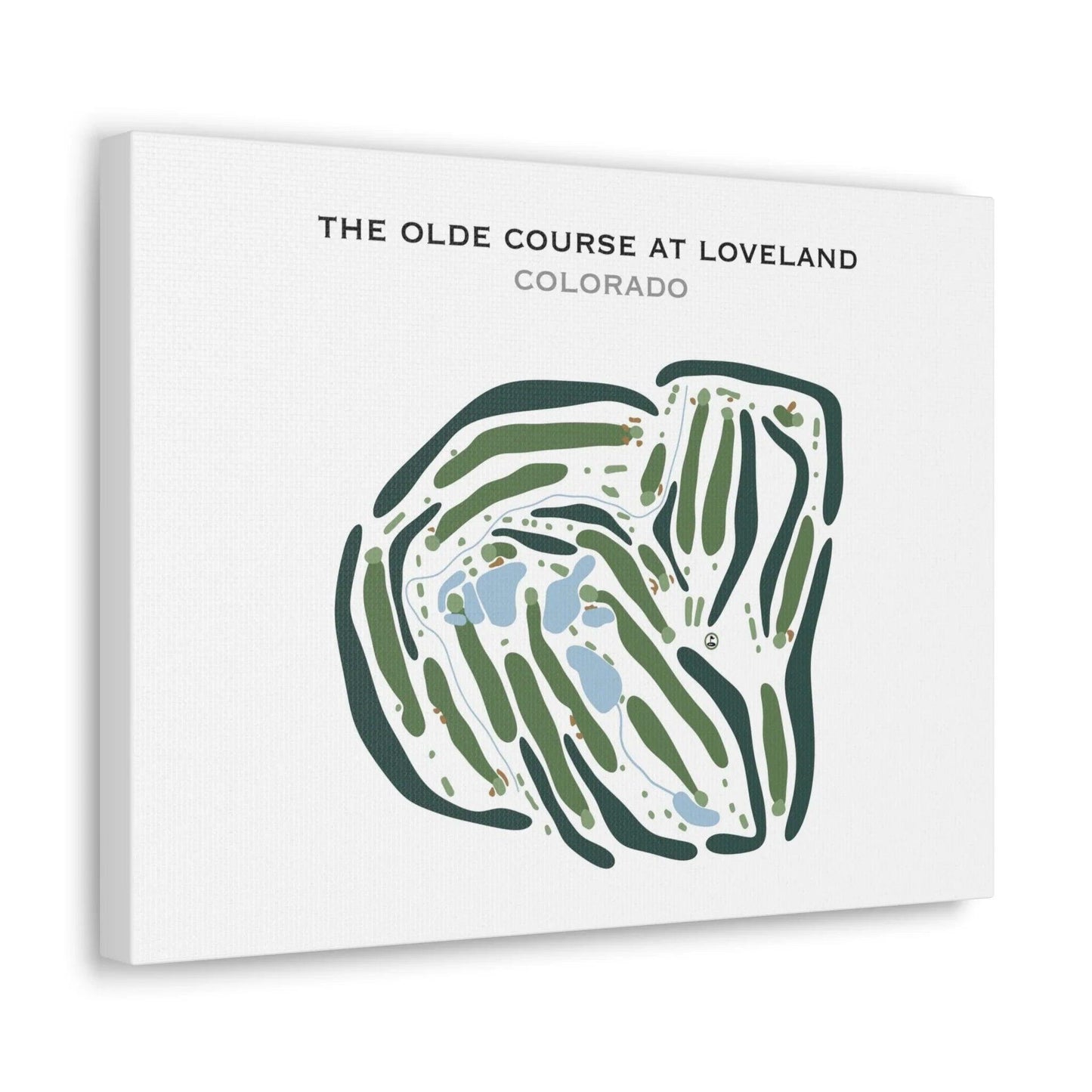 The Olde Course at Loveland, Colorado - Printed Golf Courses