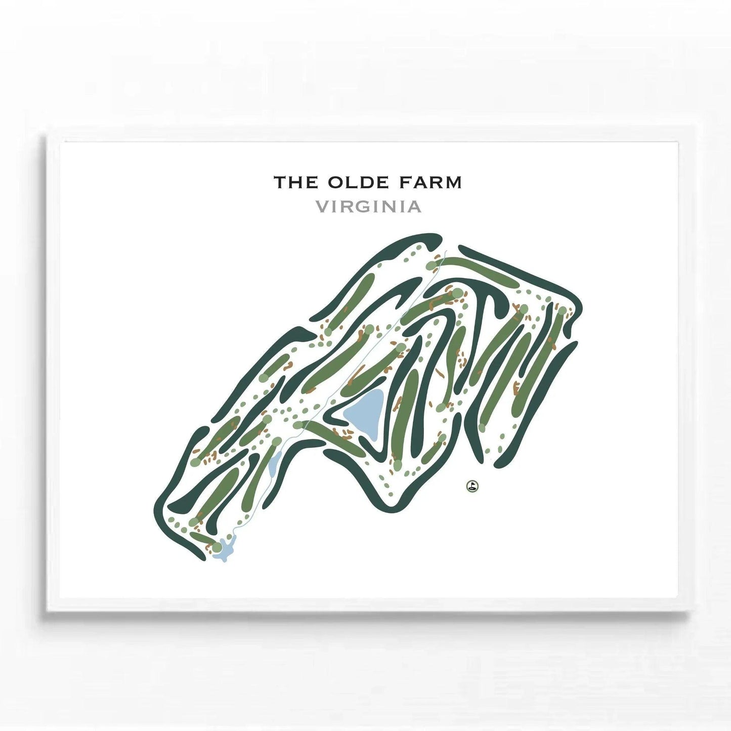The Olde Farm, Virginia - Printed Golf Courses