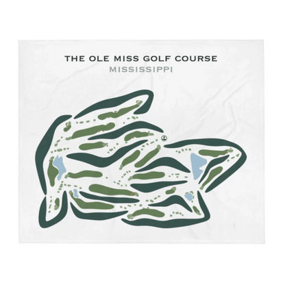 The Ole Miss Golf Course, Mississippi - Printed Golf Course