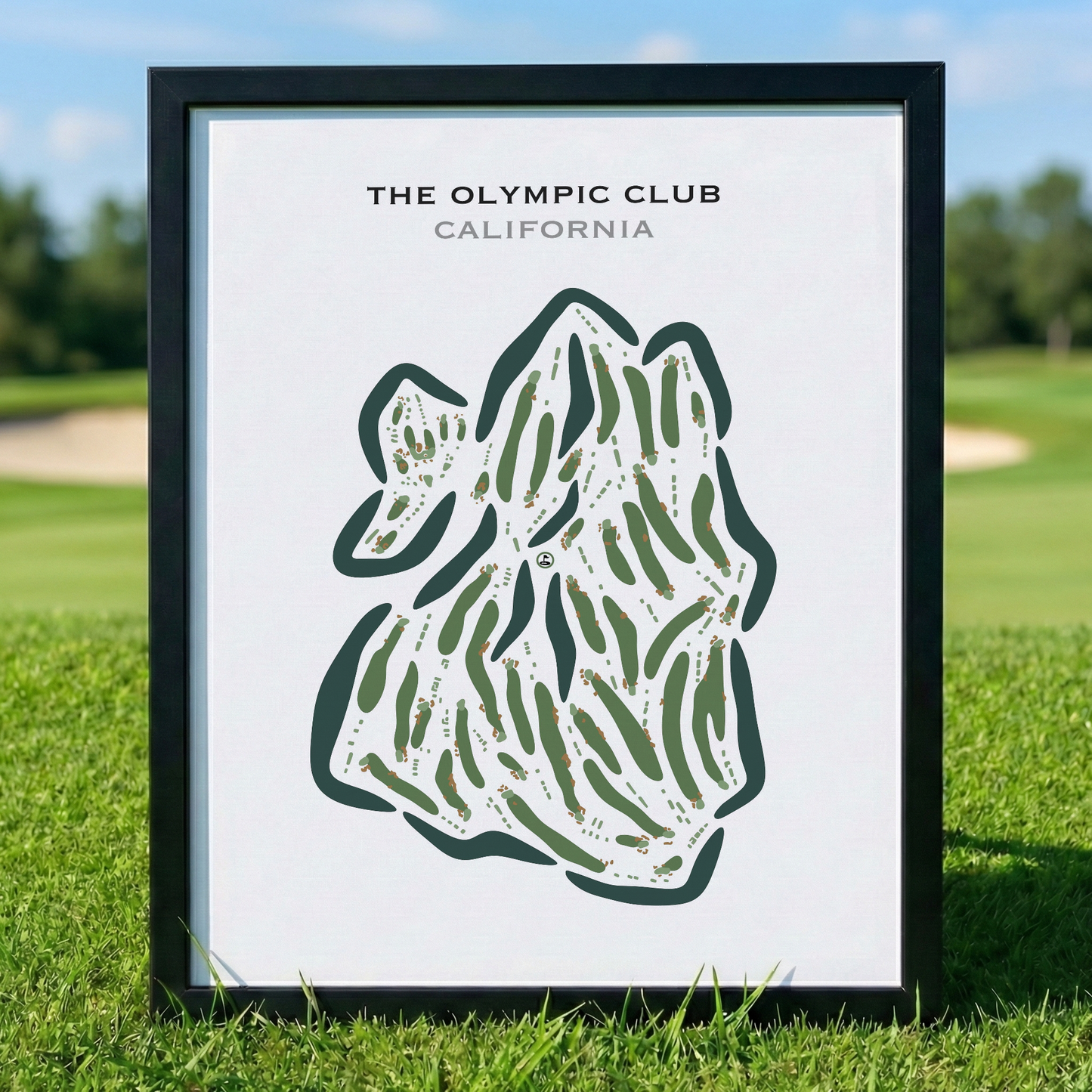 The Olympic Club, California - Printed Golf Courses
