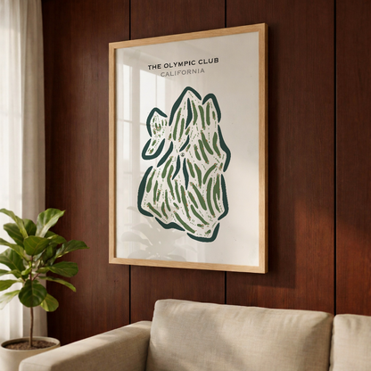 The Olympic Club, California - Printed Golf Courses