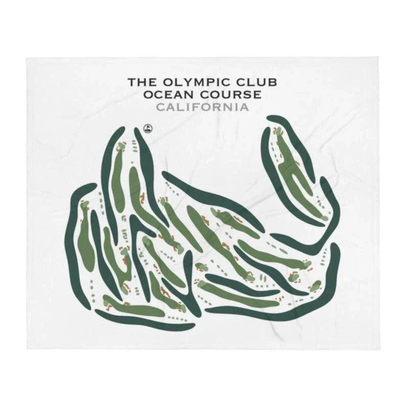 The Olympic Club - Ocean Course, California - Printed Golf Courses