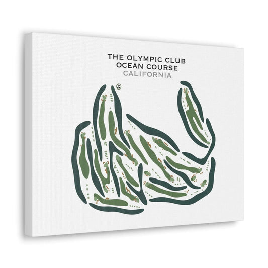 The Olympic Club - Ocean Course, California - Printed Golf Courses
