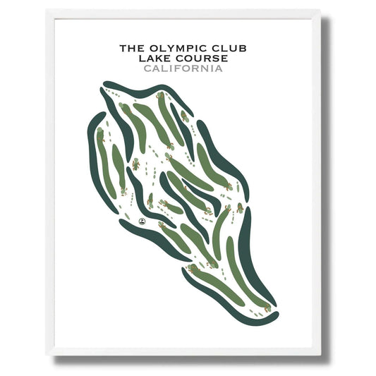 The Olympic Club - Lake Course, California - Printed Golf Course