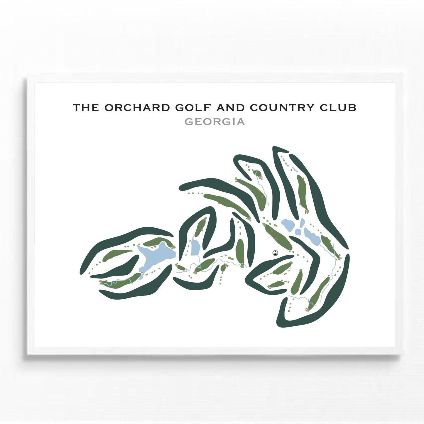 The Orchard Golf & Country Club, Georgia - Printed Golf Courses