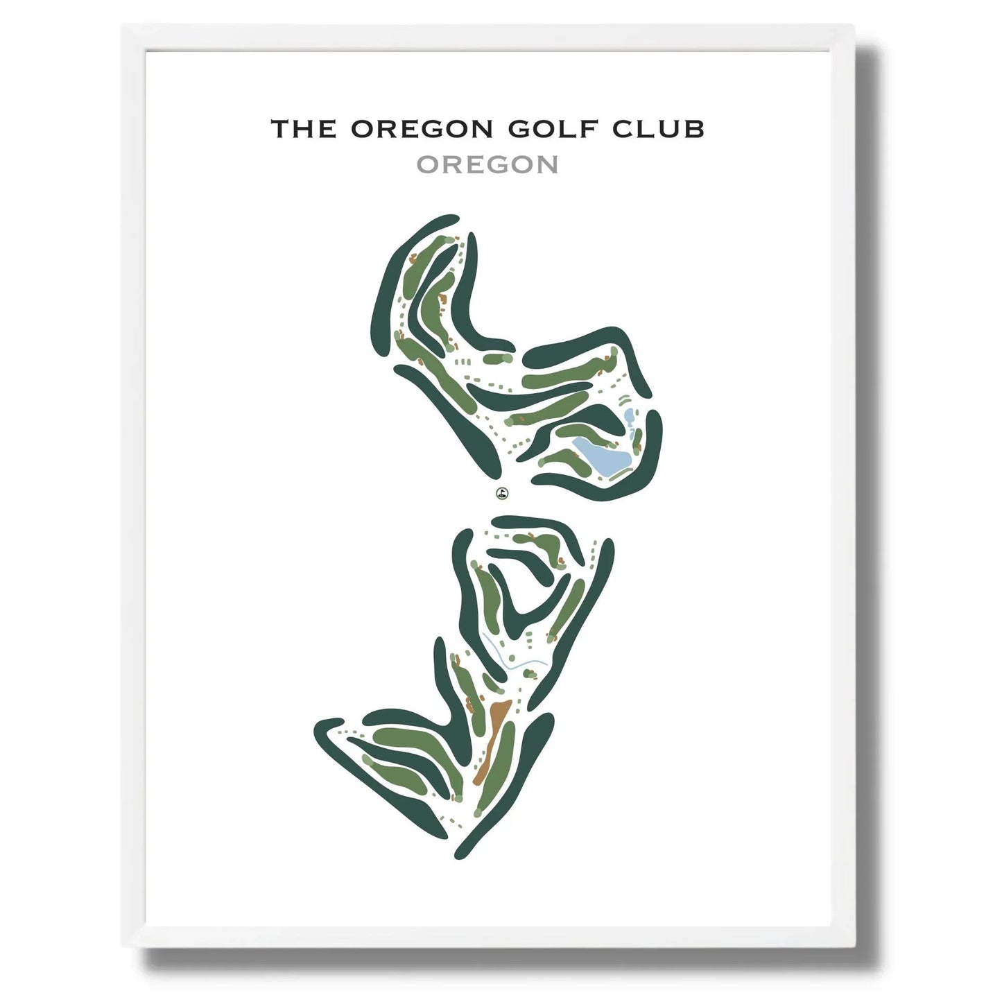 The Oregon Golf Club, Oregon - Printed Golf Course