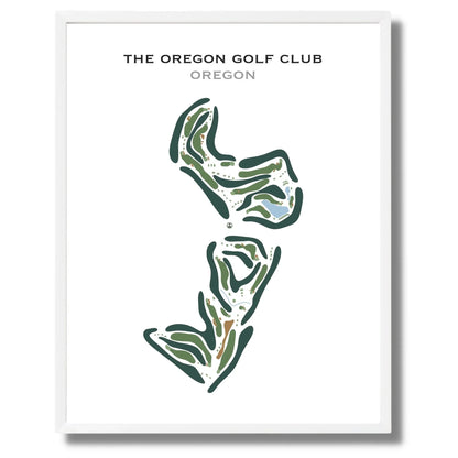 The Oregon Golf Club, Oregon - Printed Golf Course