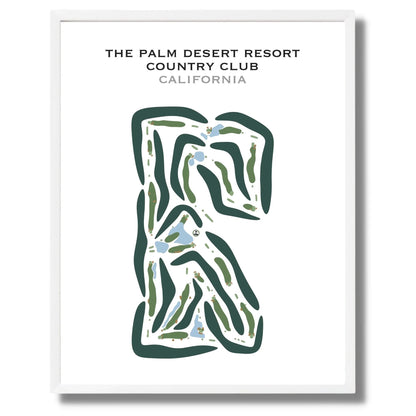 The Palm Desert Resort Country Club, California - Printed Golf Courses