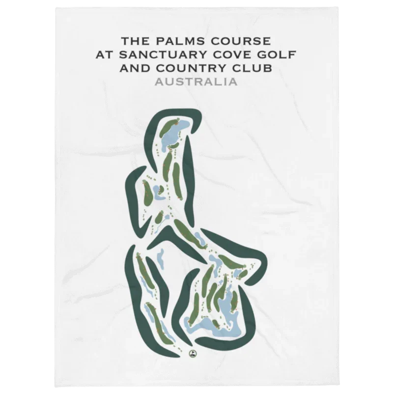 The Palms Golf Course at Sanctuary Cove Golf and Country Club, Australia - Printed Golf Courses