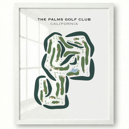 The Palms Golf Club, California - Printed Golf Courses