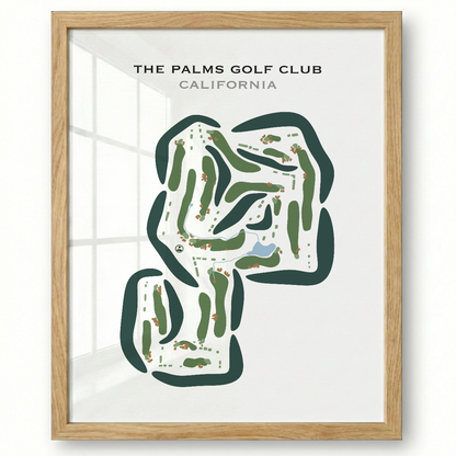 The Palms Golf Club, California - Printed Golf Courses