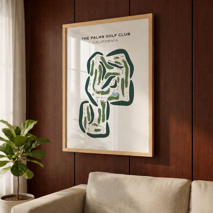 The Palms Golf Club, California - Printed Golf Courses
