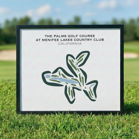 The Palms Golf Course at Menifee Lakes Country Club, California - Printed Golf Courses