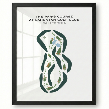 The Par-3 Course at Lahontan Golf Club, California - Printed Golf Courses