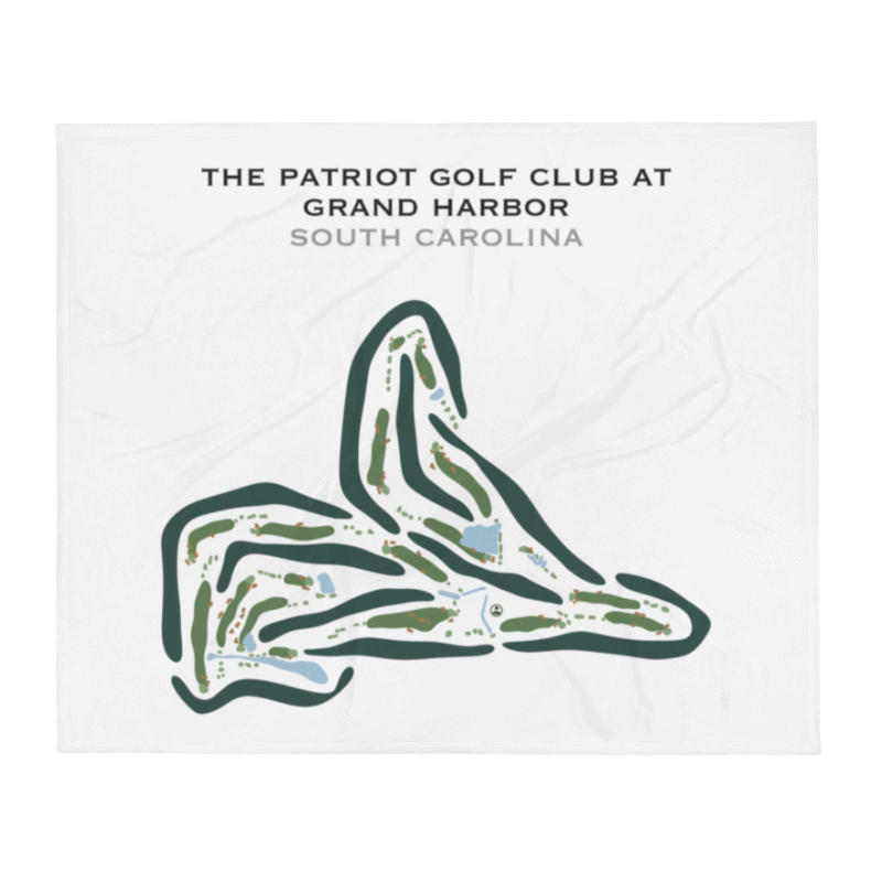 The Patriot Golf Course At Grand Harbor, South Carolina - Printed Golf Courses