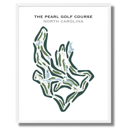 The Pearl Golf Course, North Carolina - Portrait - Printed Golf Courses